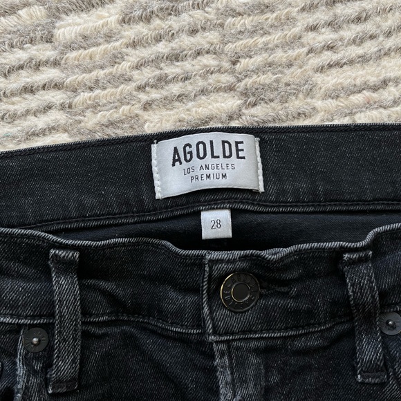 Agolde stretch black denim - Picture 2 of 3